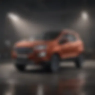 Ford EcoSport showcasing its compact design