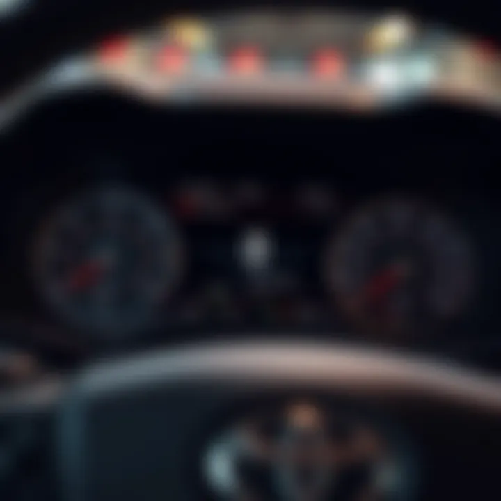 Performance metrics dashboard of the RAV4 Sport