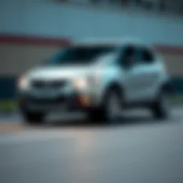 Exterior view of the 2008 Suzuki SX4 showcasing its sleek design