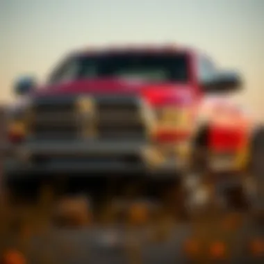 Exterior of the 2013 Ram 2500 Longhorn Exterior view of the 2013 Ram 2500 Longhorn showcasing its robust design