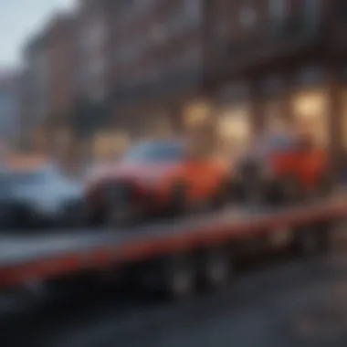 Infographic detailing different types of towing services and their applications