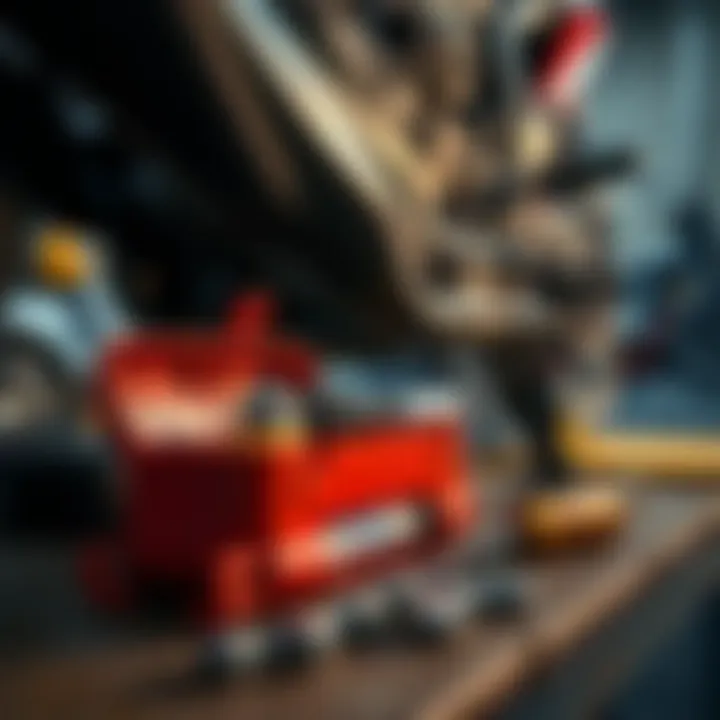 Essential tools for motorcycle chain maintenance