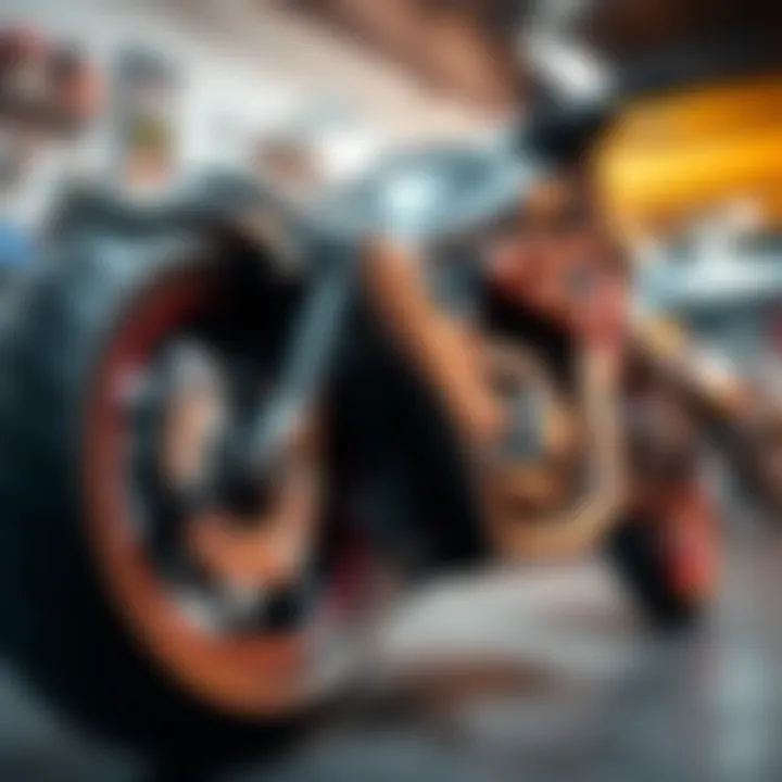 Different types of motorcycle chain lubricants