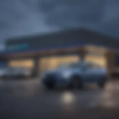 Subaru Dealership Exterior Exterior view of a Subaru dealership in Southern Maine