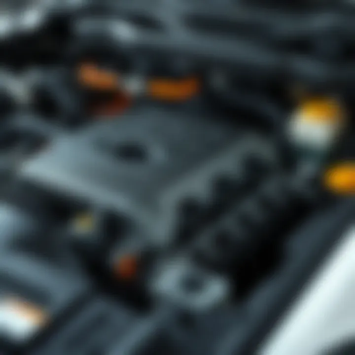 Engine after a successful oil change