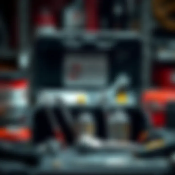 Essential tools for an oil change