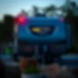 Sleek Exterior Design of Coachmen Trailer Exterior view showcasing the sleek design of the Coachmen travel trailer