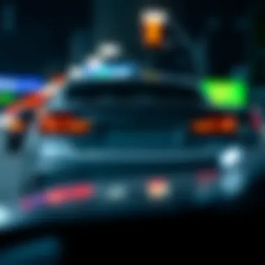 Visual representation of vehicle history records