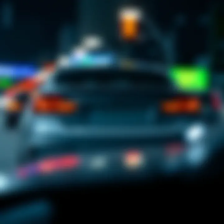 Visual representation of vehicle history records