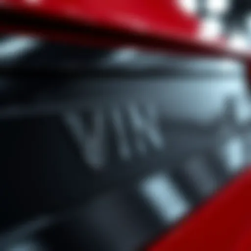 Detailed view of a Vehicle Identification Number