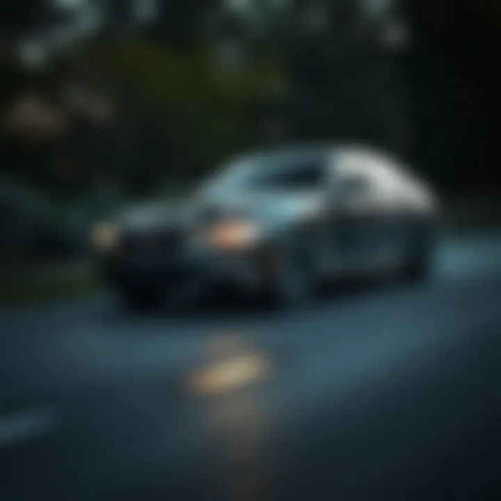 Performance Excellence of the BMW 7 Series Dynamic performance of the BMW 7 Series on the road emphasizing its power and agility