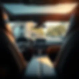 Luxurious interior of the BMW 7 Series showcasing advanced technology and premium materials