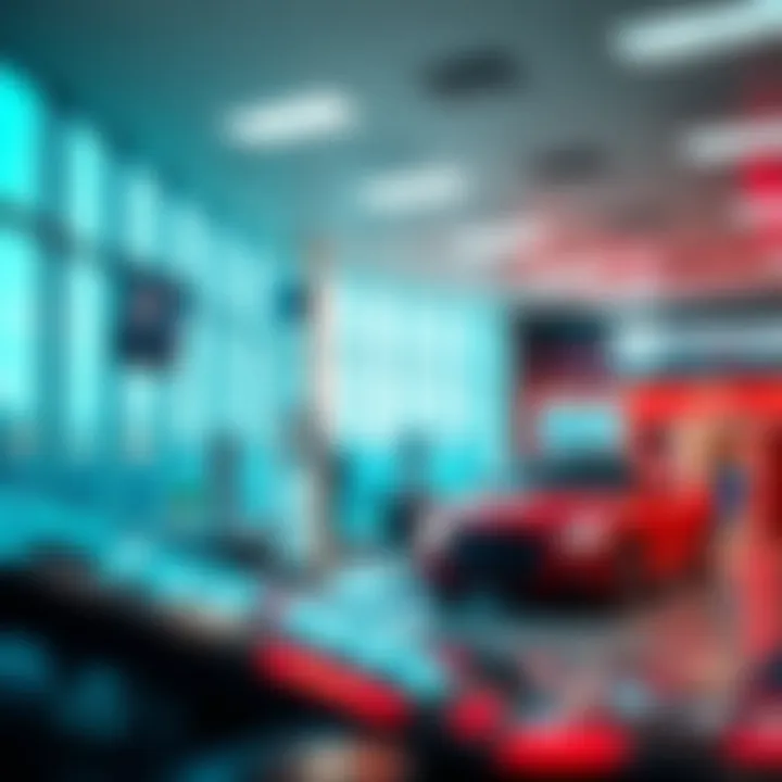 Elmhurst Dodge Customer Service Area Customer service area at Elmhurst Dodge