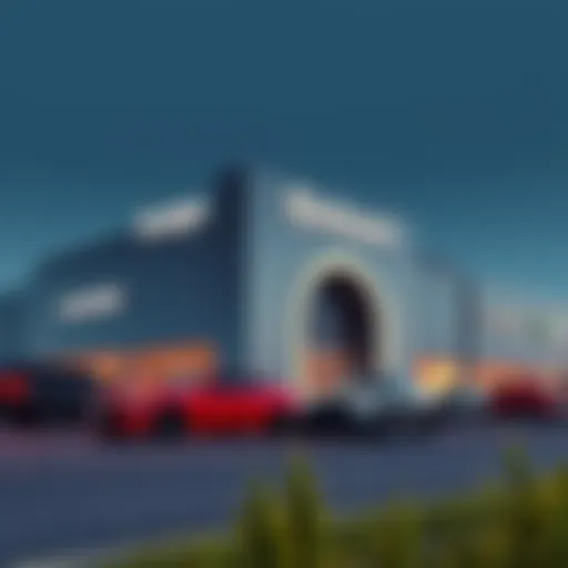Exterior view of Elmhurst Dodge dealership