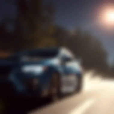 Subaru WRX in a dynamic driving scene highlighting its capabilities