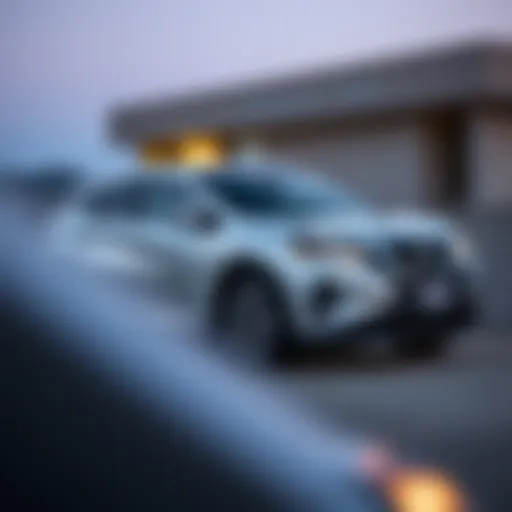 Stylish Exterior of the 2018 Nissan Murano SL Elegant exterior design of the 2018 Nissan Murano SL SUV