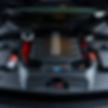 Power Specifications of the 2019 Dodge Challenger SXT Engine Engine compartment of the 2019 Dodge Challenger SXT displaying power specs