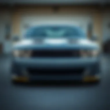 Bold Front Design of the 2019 Dodge Challenger SXT 2019 Dodge Challenger SXT front view showcasing its bold design