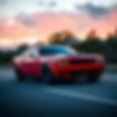 Performance of the 2019 Dodge Challenger SXT in Action 2019 Dodge Challenger SXT on the road demonstrating performance