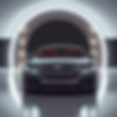 Elegant design elements of luxury cars