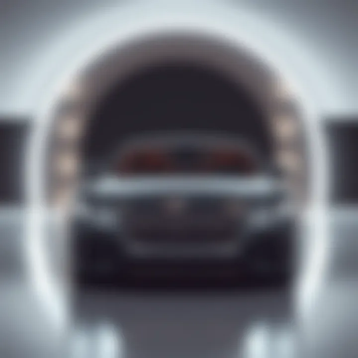 Elegant design elements of luxury cars