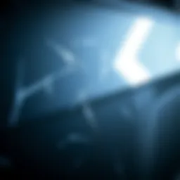 Close-up view of a car door showing white scratches.