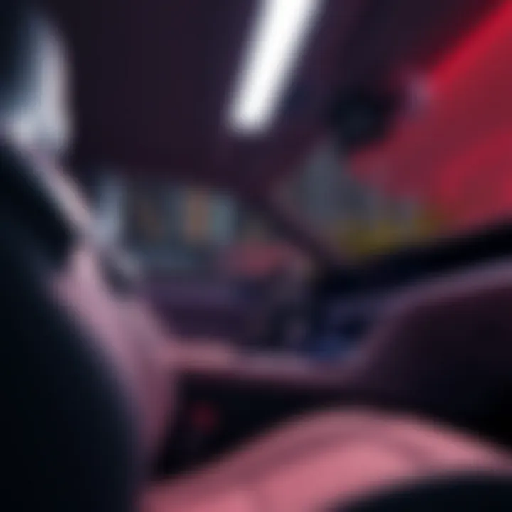 Interior Showcasing Advanced Technology Features Interior showcasing advanced technology features
