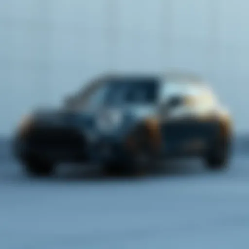 Sleek exterior design of the Electric Clubman