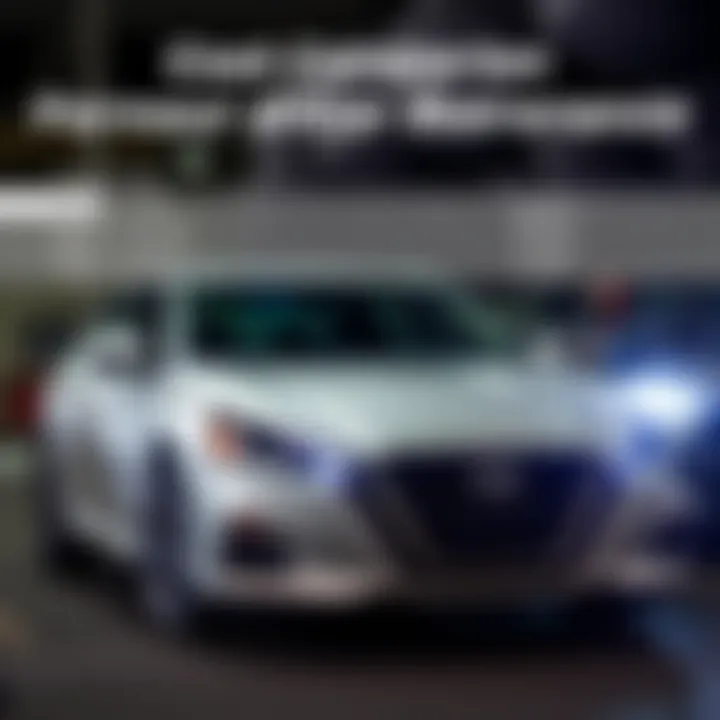 Cost Comparison for Nissan Altima Maintenance Cost comparison chart for Nissan Altima maintenance