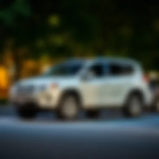 Exterior view of a 2010 Toyota RAV4 showcasing its design and features