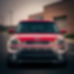Exterior view of the 2013 Kia Soul showcasing its distinct design