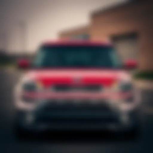Distinctive Design of the 2013 Kia Soul Exterior view of the 2013 Kia Soul showcasing its distinct design