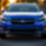 Front view of the 2019 Subaru Crosstrek 2.0 i Limited showcasing its sleek design