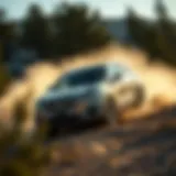 Lincoln SUV showcasing AWD capabilities on rugged terrain
