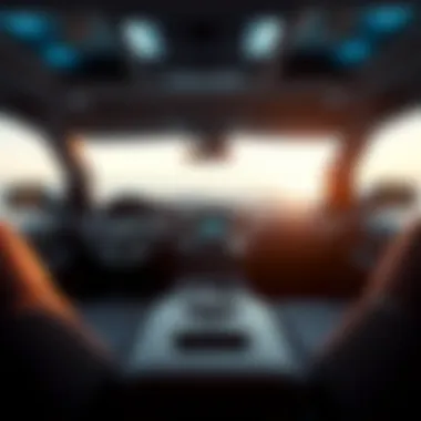 Advanced Technology in the Chevy Tahoe Interior Interior view of the Chevy Tahoe highlighting technology features