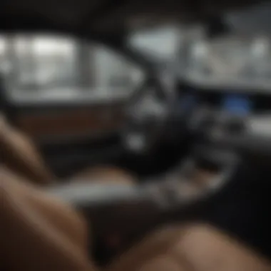 Luxurious interior showcasing craftsmanship in a Lexus model