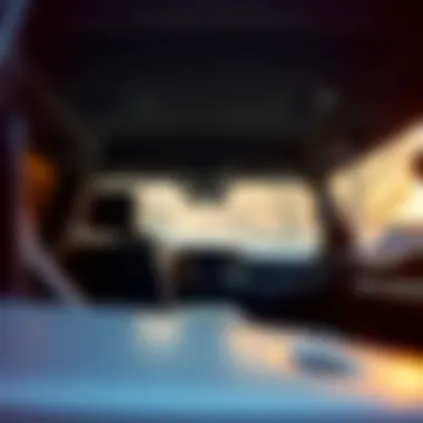 Interior features of the Ford F250 Diesel showcasing modern technology