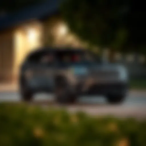 Exterior view of the Grand Cherokee L Limited 4x4 showcasing its elegant design