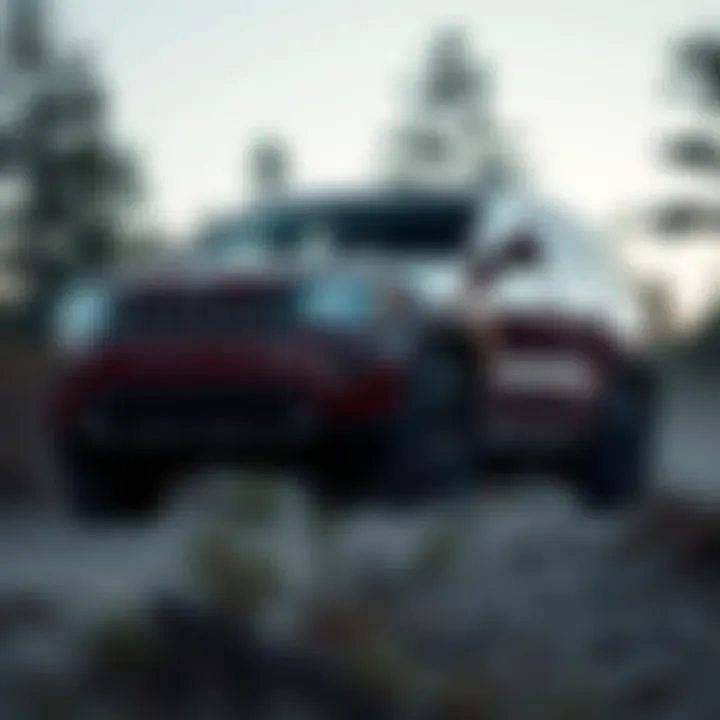 Off-Road Capabilities of Grand Cherokee L Limited 4x4 Grand Cherokee L Limited 4x4 in an off-road setting demonstrating its capabilities