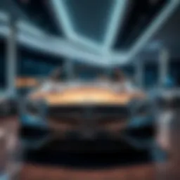 Luxurious Mercedes-Benz showroom in El Paso