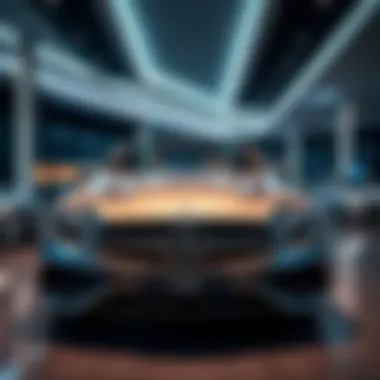 Luxurious Mercedes-Benz showroom in El Paso