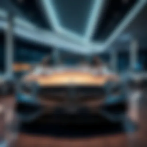 Luxurious Mercedes-Benz showroom in El Paso