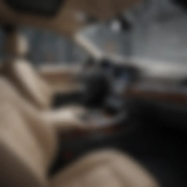 Interior display of a luxurious vehicle model offered at Peoria Chrysler