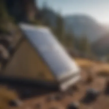 Innovative Solar-Powered Camping Equipment Camping gear powered by solar energy