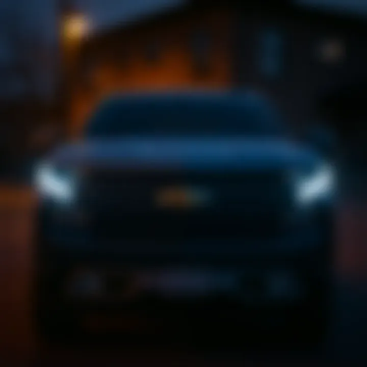 Front view of the 2019 Chevrolet Silverado 1500 LTZ Texas Edition showcasing its robust design.