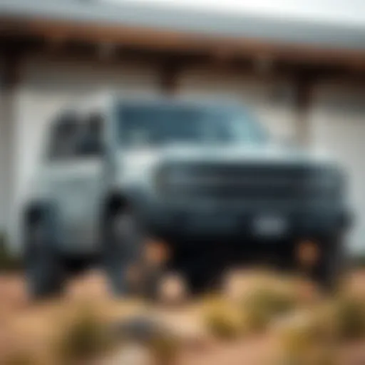 Exterior view of the 2020 Full Size Bronco showcasing its rugged design