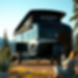 Exterior view of the 2022 Keystone Hideout showcasing its sleek design