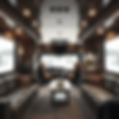 Spacious Living Area in the Keystone Hideout Interior layout of the 2022 Keystone Hideout highlighting spacious living area