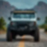 A rugged utility vehicle showcasing off-road capabilities