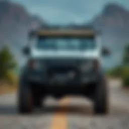 A rugged utility vehicle showcasing off-road capabilities